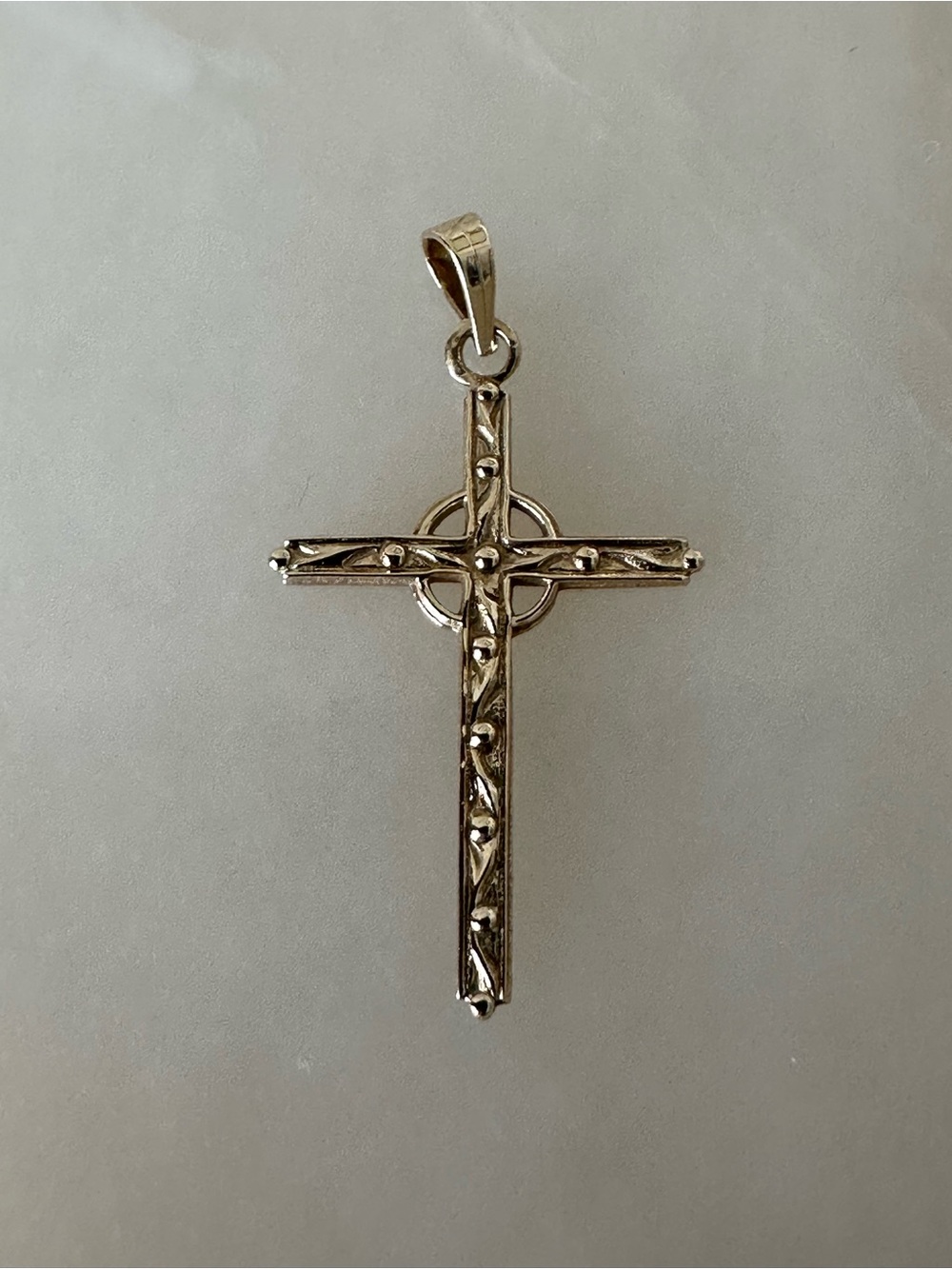 14k Solid Gold Cross - Picture 6 of 7